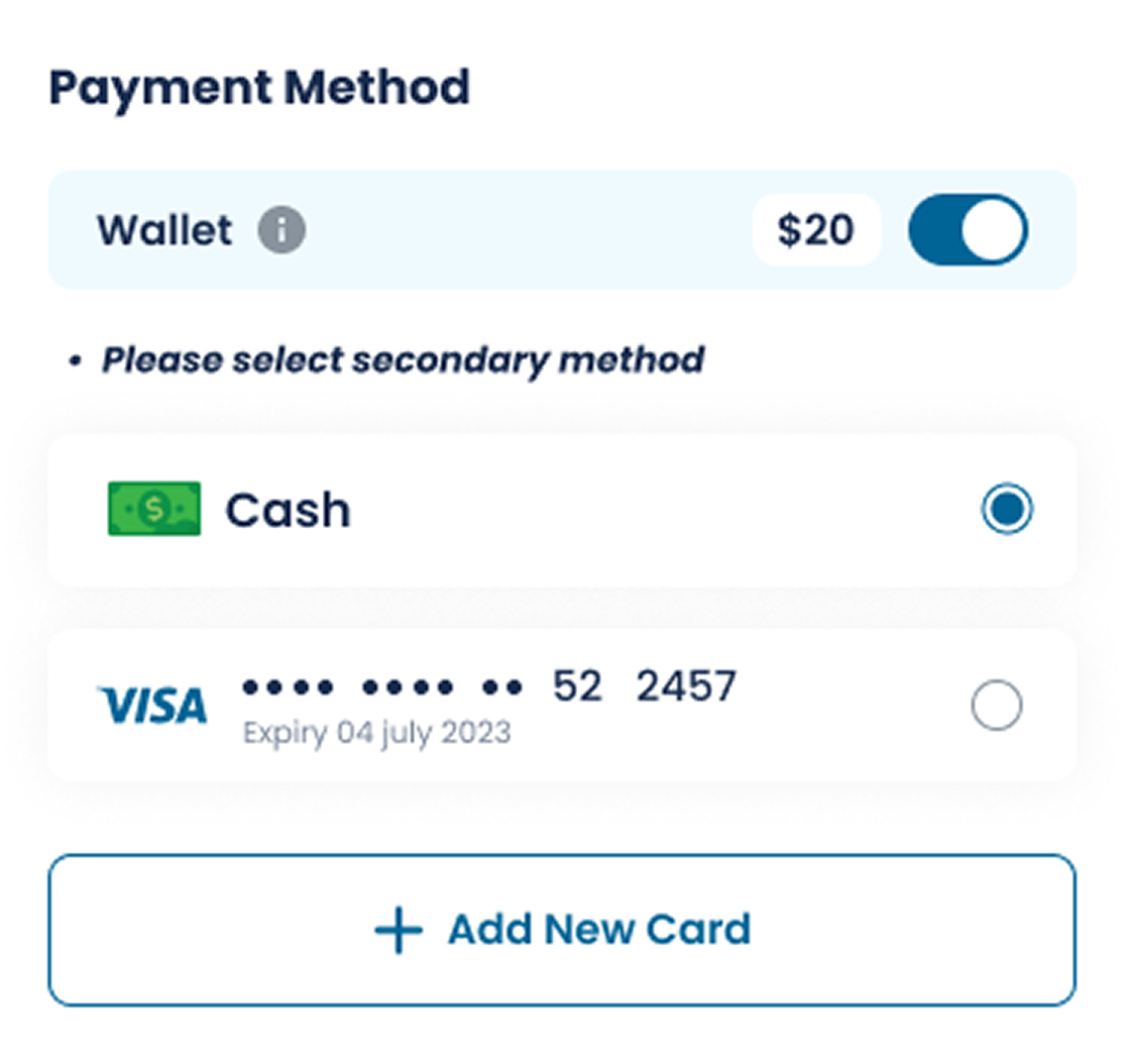Ride-Hailing Platform Payment Method