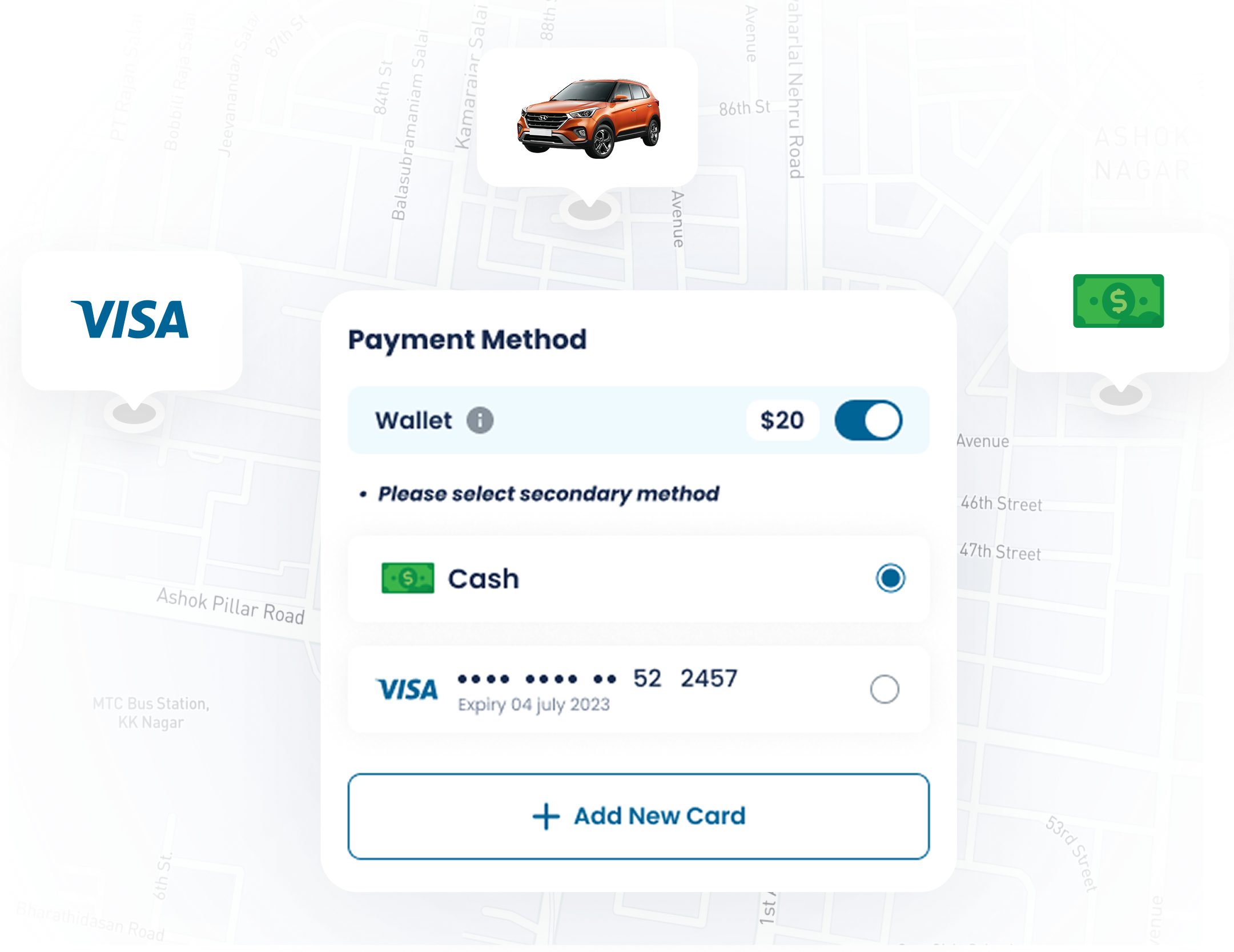 Ride-Hailing Platform Payment Method