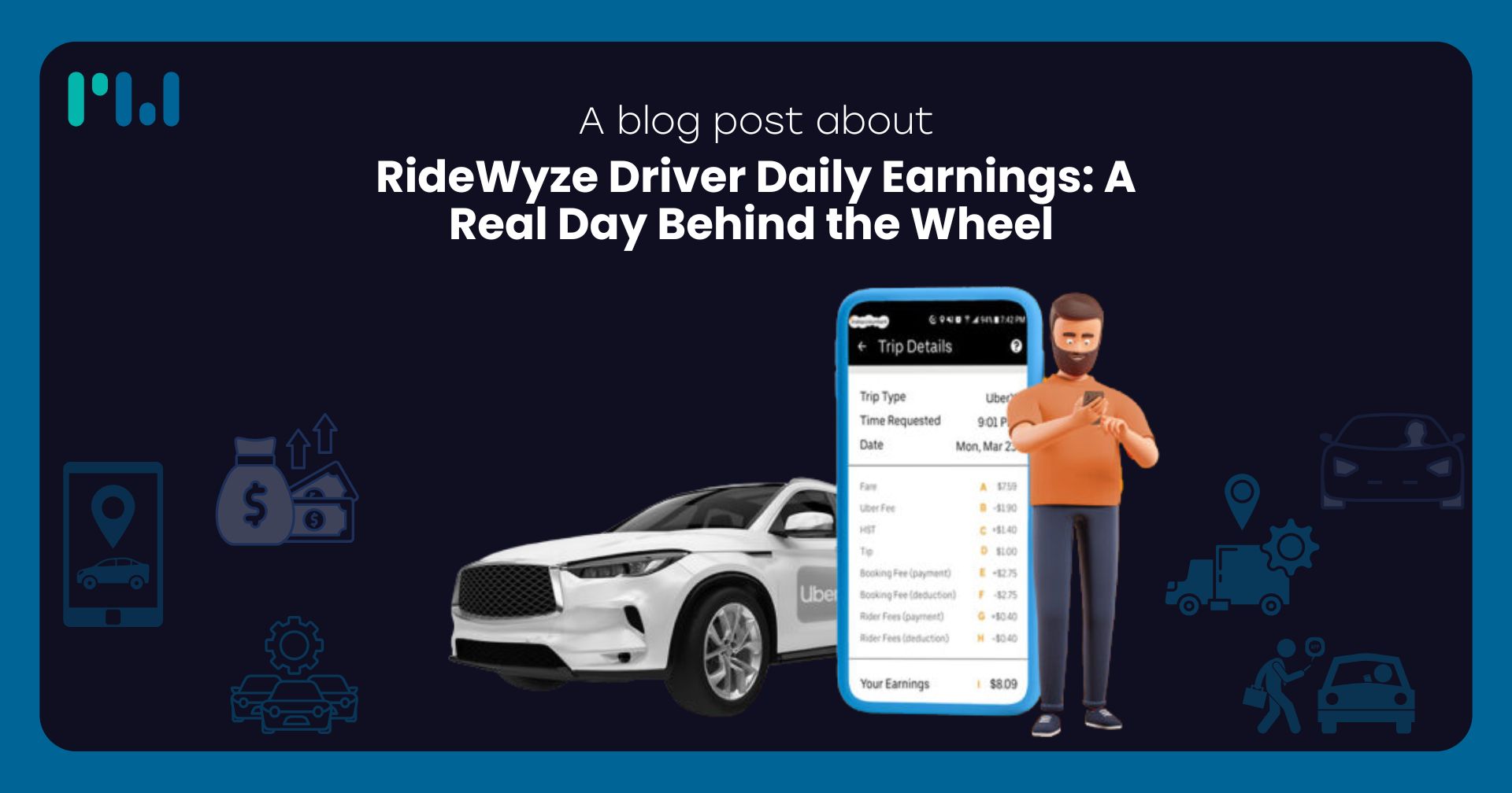 RideWyze Driver Daily Earnings A Real Day Behind the Wheel 